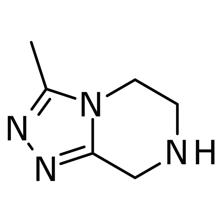 Structure of 886886-04-0 | 3-Methyl-5,6,7,8-tetrahydro-[1,2,4]triazolo[4,3-a]pyrazine