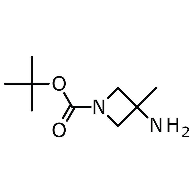 Structure of 1158758-77-0 | tert-Butyl 3-amino-3-methylazetidine-1-carboxylate