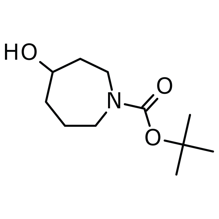 Structure of 478832-21-2 | Tert-butyl 4-hydroxyazepane-1-carboxylate
