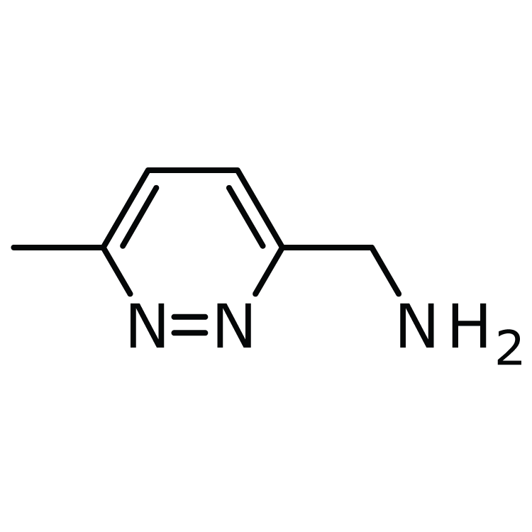 Structure of 1004972-49-9 | (6-Methylpyridazin-3-yl)methanamine