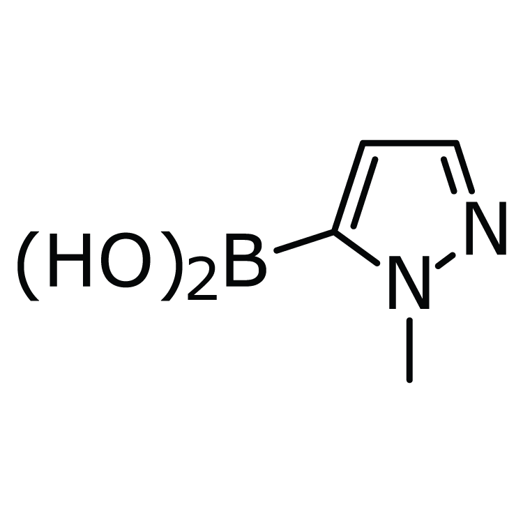 Structure of 720702-41-0 | (1-Methyl-1H-pyrazol-5-yl)-boronic acid