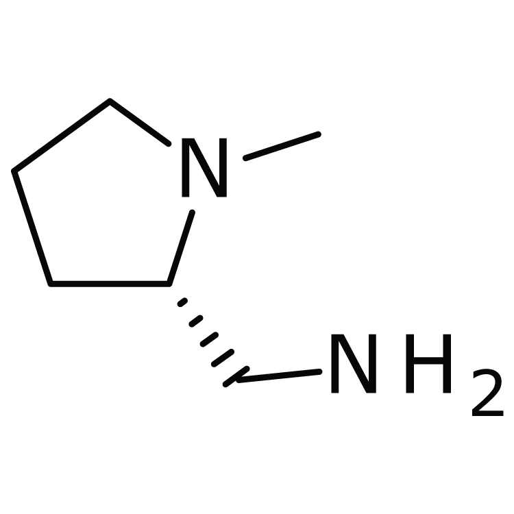 Structure of 66411-54-9 | (S)-(-)-1-Methyl-2-aminomethylpyrrolidine
