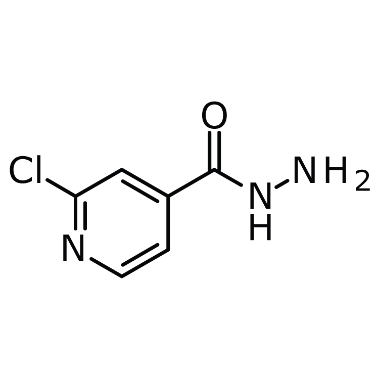 Structure of 58481-04-2 | 2-Chloro-isonicotinic acid hydrazide
