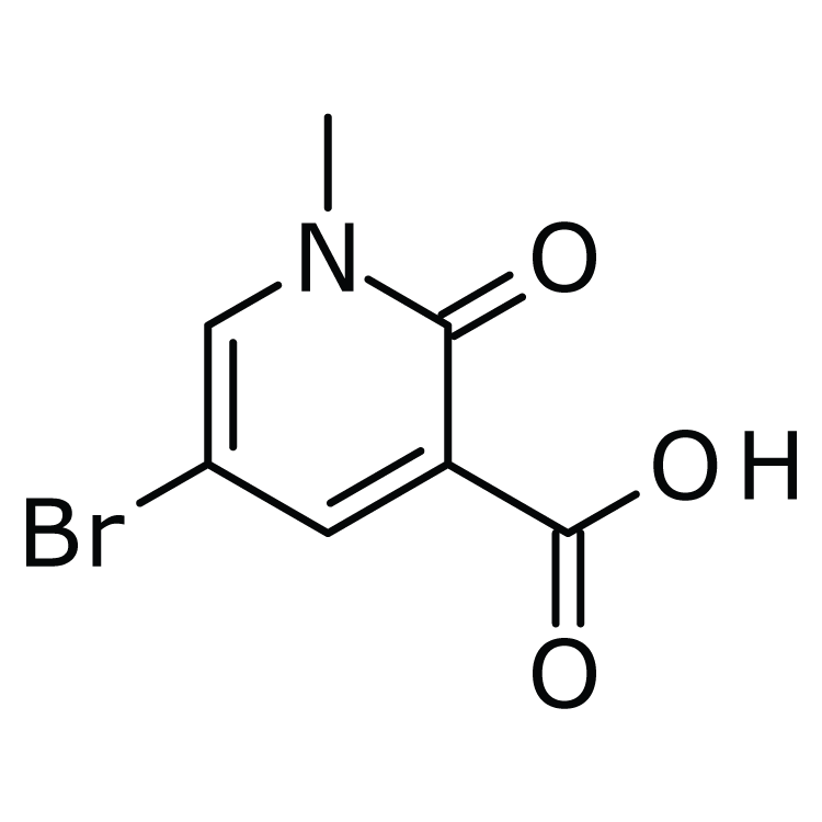 Structure of 846048-15-5 | 5-Bromo-1,2-dihydro-1-methyl-2-oxo-nicotinic acid