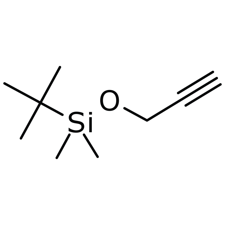 Structure of 76782-82-6 | tert-Butyldimethyl(prop-2-ynyloxy)silane