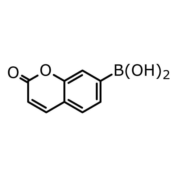 Structure of 1357078-03-5 | (2-Oxochromen-7-yl)boronic acid