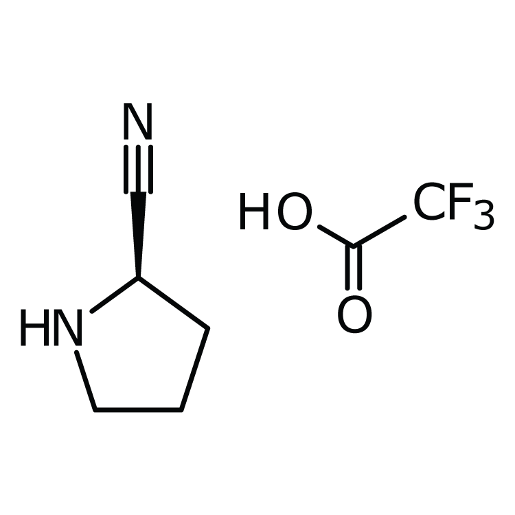 Structure of 1523530-11-1 | (R)-2-Cyanopyrrolidine TFA