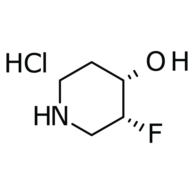 Structure of 955028-89-4 | (3R,4S)-rel-3-Fluoro-4-piperidinol hydrochloride