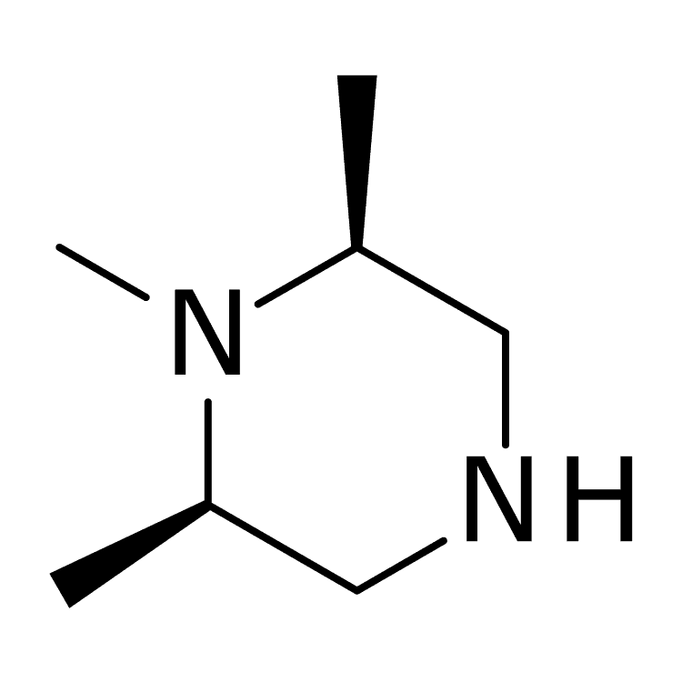 Structure of 147539-61-5 | (2R,6S)-rel-1,2,6-Trimethylpiperazine