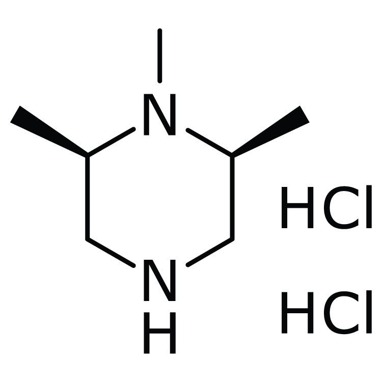 Structure of 1195782-28-5 | (2R,6S)-rel-1,2,6-Trimethylpiperazine dihydrochloride