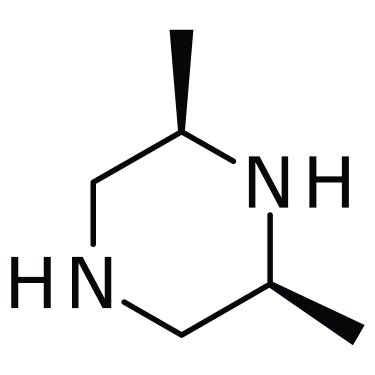 Structure of 21655-48-1 | (2R,6S)-rel-2,6-Dimethylpiperazine