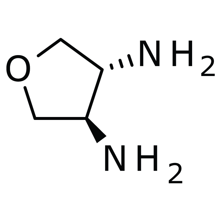 Structure of 480450-23-5 | (3R,4R)-3,4-Tetrahydrofurandiamine