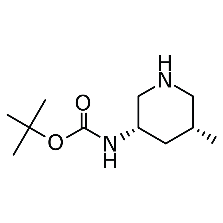 Structure of 1203651-07-3 | (3S,5R)-3-(Boc-amino)-5-methylpiperidine