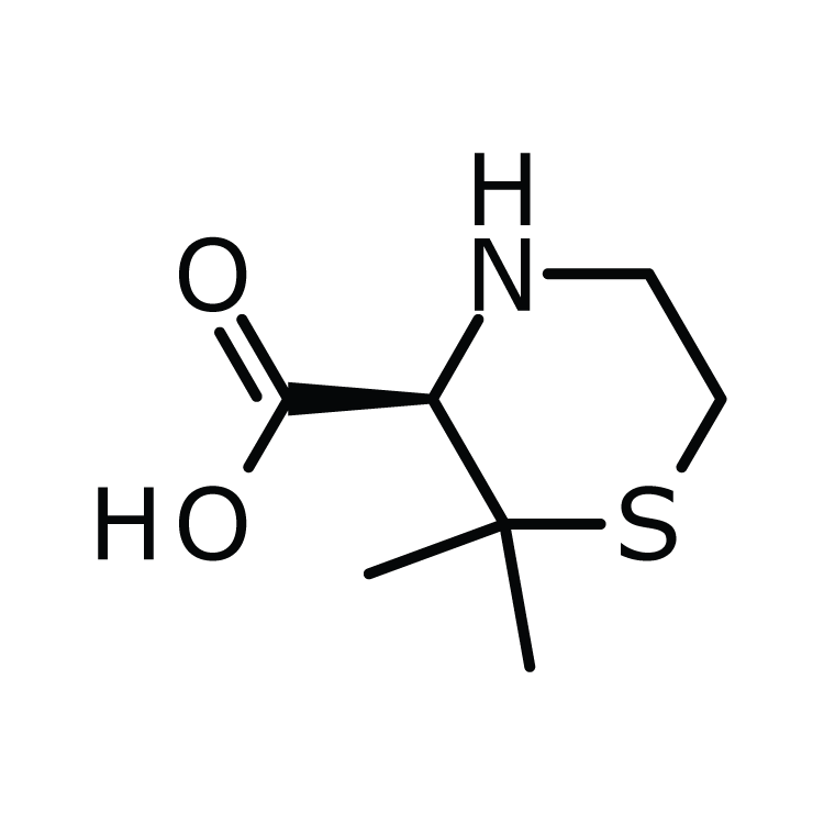 Structure of 774243-35-5 | (3R)-2,2-Dimethyl-thiomorpholine-3-carboxylic acid