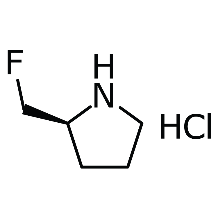 Structure of 787564-55-0 | (2S)-2-(Fluoromethyl)pyrrolidine hydrochloride