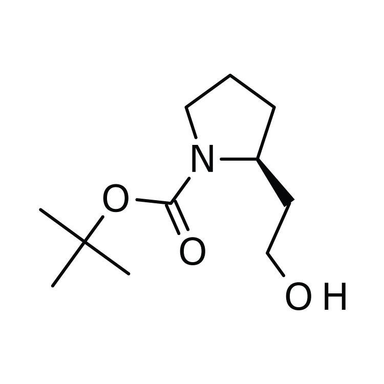 Structure of 88790-38-9 | (S)-1-Boc-2-(2-hydroxyethyl)pyrrolidine