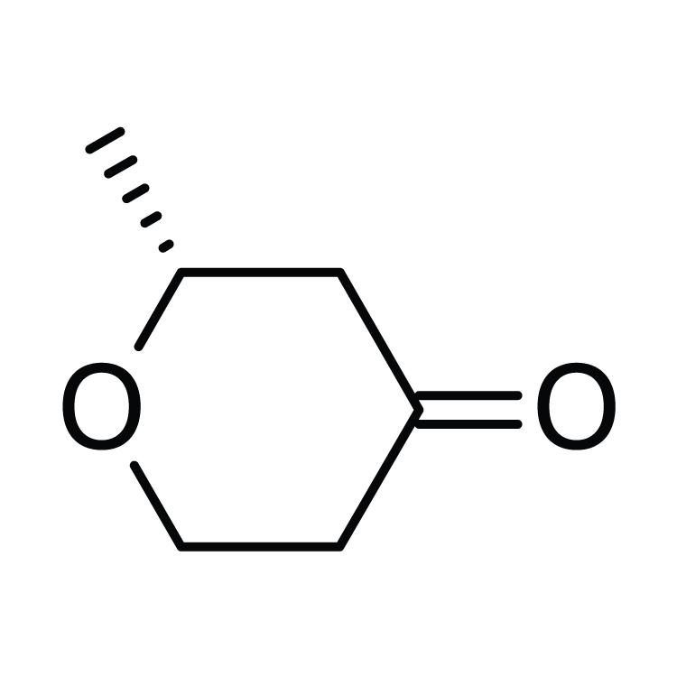 Structure of 82110-22-3 | (R)-2-Methyltetrahydropyran-4-one