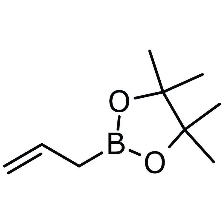 Structure of 72824-04-5 | Allylboronic acid, pinacol cyclic ester