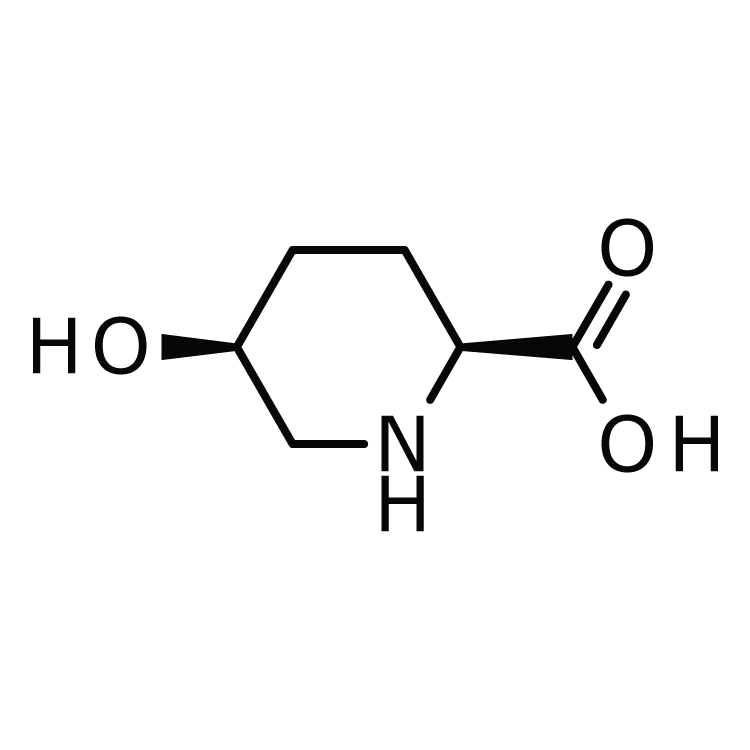 Structure of 63088-78-8 | (2S, 5S)-5-Hydroxypiperidine-2-carboxylic acid