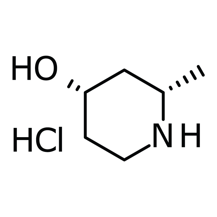 Structure of 103539-63-5 | (2S,4S)-2-Methylpiperidin-4-ol hydrochloride