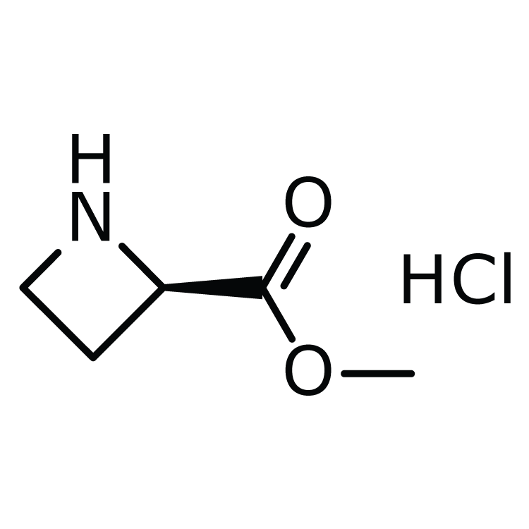 Structure of 647854-63-5 | (R)-Methyl 2-azetidinecarboxylate hydrochloride