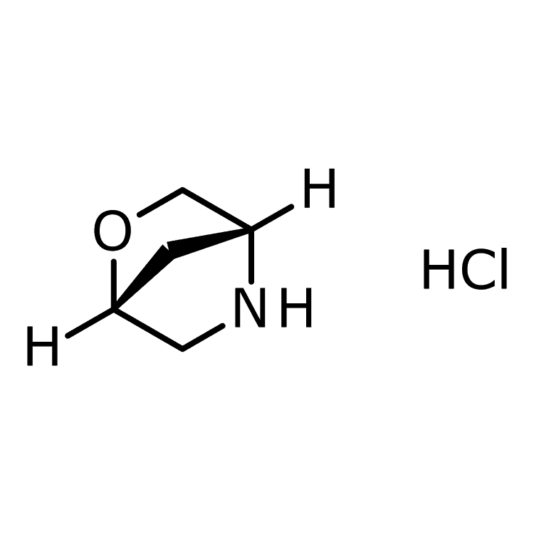 Structure of 601515-79-1 | (1R,4R)-2-Oxa-5-azabicyclo[2.2.1]heptane hydrochloride