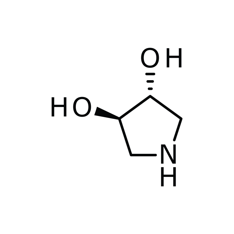 Structure of 186393-31-7 | (3R,4R)-Pyrrolidine-3,4-diol