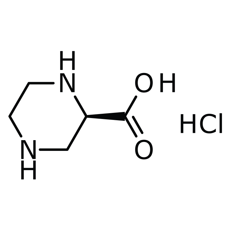 Structure of 126330-90-3 | (R)-Piperazine-2-carboxylic acid dihydrochloride
