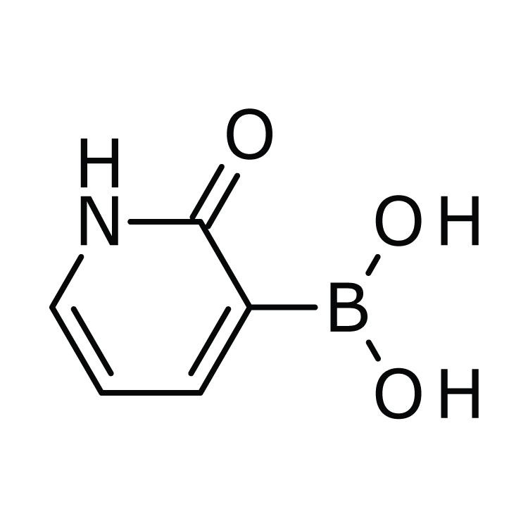 Structure of 951655-49-5 | (2-Oxo-1,2-dihydropyridin-3-yl)boronic acid