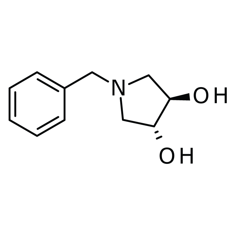 Structure of 163439-82-5 | (3R,4R)-1-Benzylpyrrolidine-3,4-diol