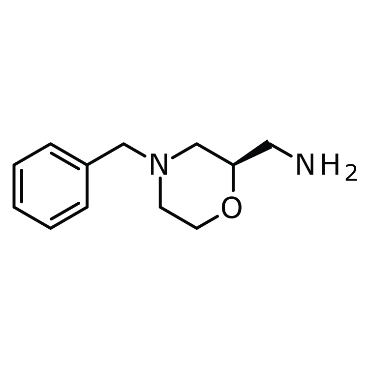 Structure of 214273-17-3 | (R)-(4-Benzylmorpholin-2-yl)methanamine