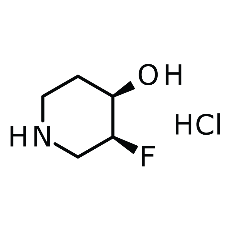 Structure of 1443380-89-9 | (3S,4R)-3-Fluoro-4-piperidinol hydrochloride