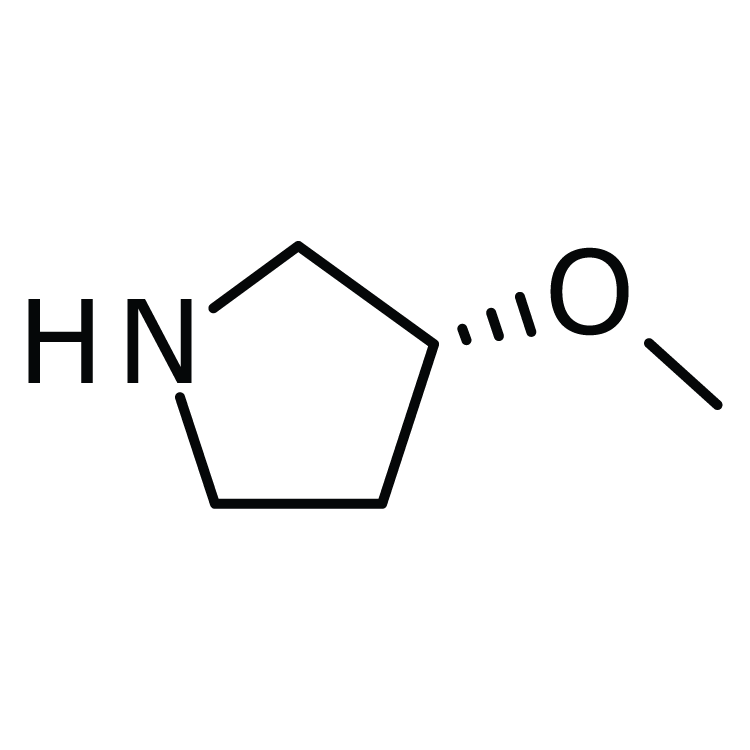 Structure of 120099-60-7 | (R)-3-Methoxypyrrolidine