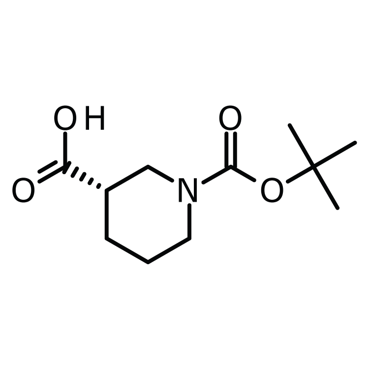 Structure of 88495-54-9 | (S)-1-Boc-piperidine-3-carboxylic acid