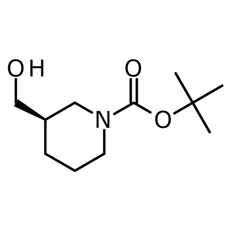 Structure of 140695-85-8 | (R)-1-Boc-3-(hydroxymethyl)piperidine