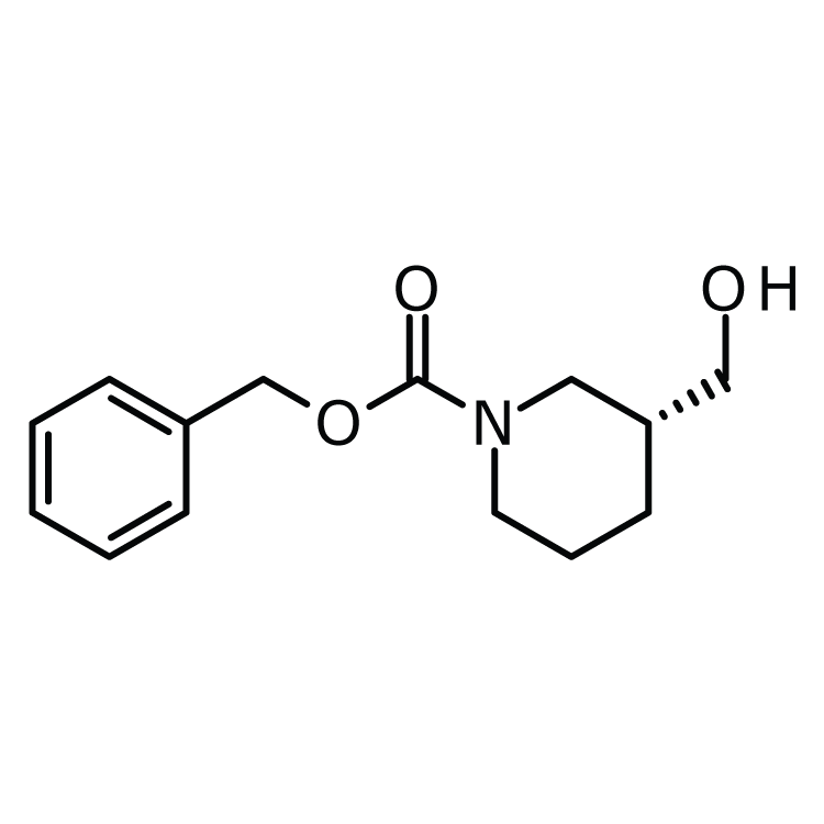Structure of 160706-61-6 | (R)-1-Cbz-3-(hydroxymethyl)piperidine