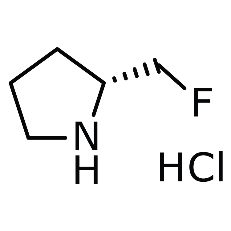 Structure of 875553-78-9 | (R)-2-Fluoromethylpyrrolidine hydrochloride