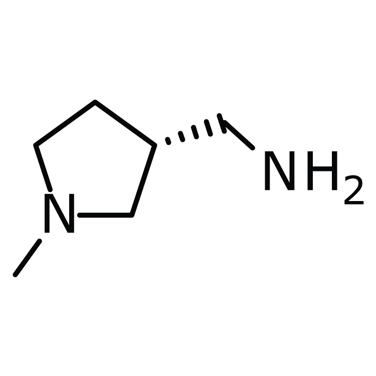 Structure of 1207541-15-8 | (R)-1-Methyl-3-(aminomethyl)pyrrolidine