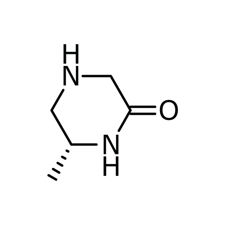 Structure of 1240589-57-4 | (R)-6-Methyl-piperazin-2-one