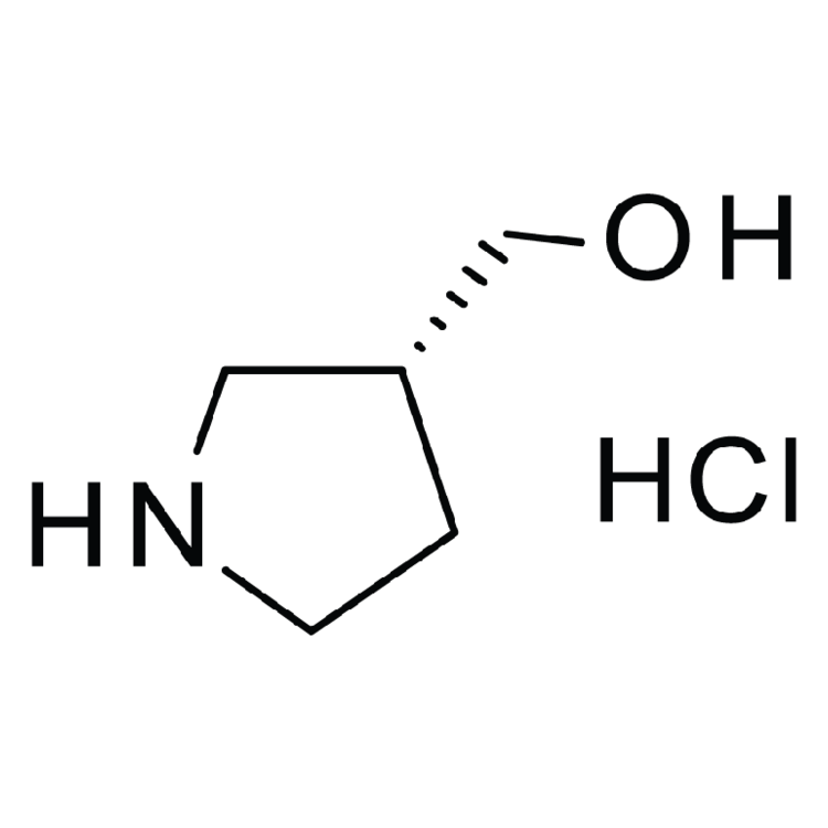 Structure of 1227157-98-3 | (R)-Pyrrolidin-3-ylmethanol hydrochloride