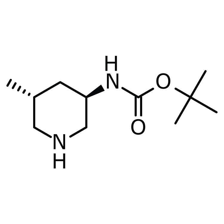 Structure of 1227919-32-5 | (3R,5R)-3-(Boc-amino)-5-methylpiperidine