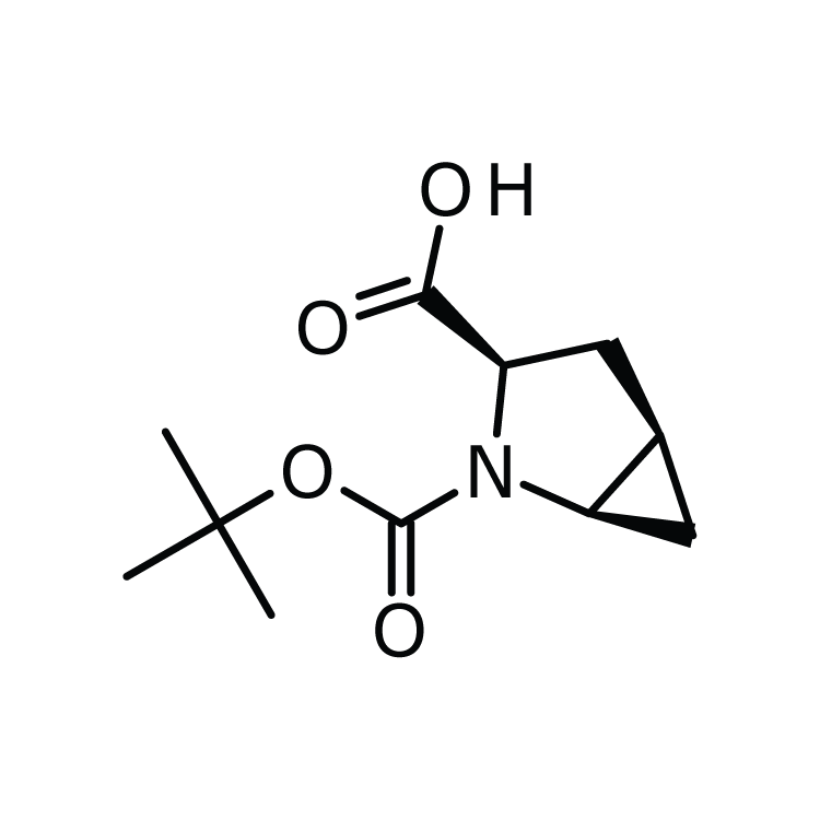 Structure of 1148048-39-8 | (1R,3R,5R)-2-Boc-2-azabicyclo[3.1.0]hexane-3-carboxylic acid