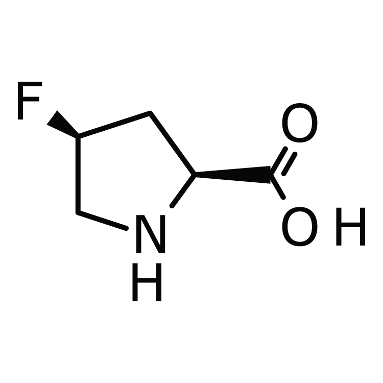 Structure of 2438-57-5 | (2S,4S)-4-Fluoropyrrolidine-2-carboxylic acid