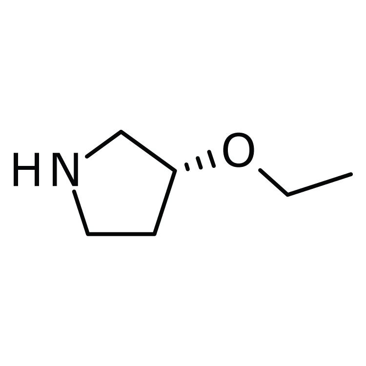 Structure of 651341-51-4 | (R)-3-Ethoxypyrrolidine