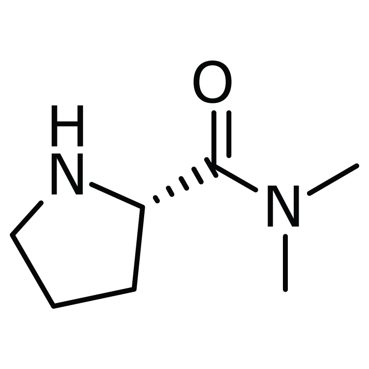 Structure of 29802-22-0 | (2S)-N,N-Dimethylpyrrolidine-2-carboxamide