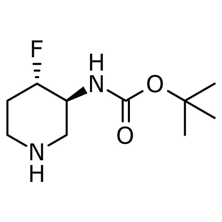 Structure of 1052713-48-0 | (3S,4S)-3-(Boc-amino)-4-fluoropiperidine