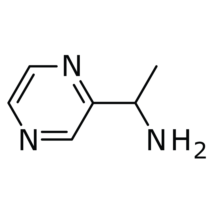 Structure of 179323-60-5 | 1-(Pyrazin-2-yl)ethanamine