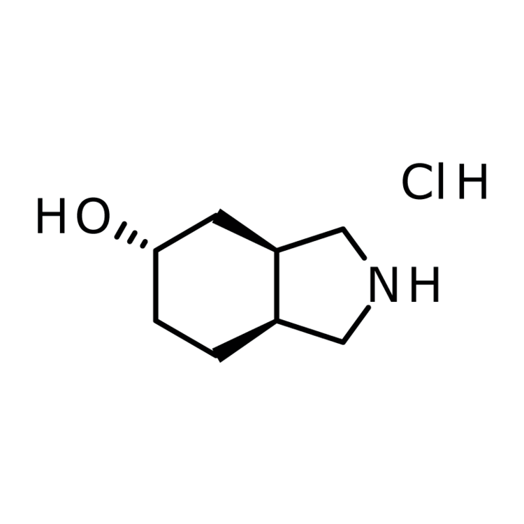 Structure of 52865-01-7 | (3aR,5S,7aS)-rel-5-Hydroxy-2H-isoindole hydrochloride