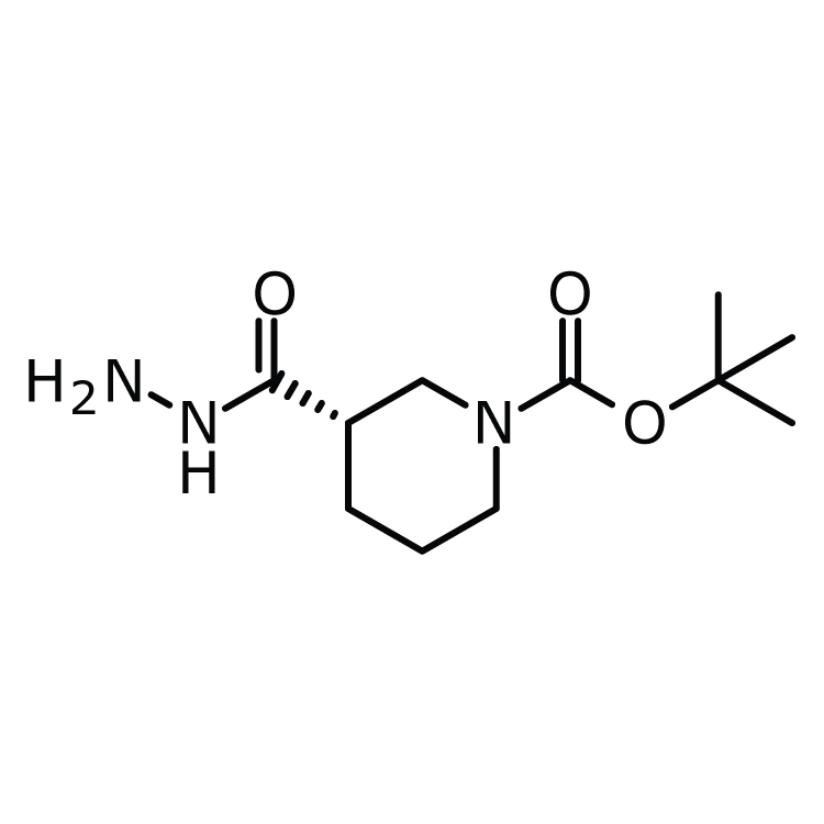 Structure of 625470-88-4 | (S)-1-Boc-piperidine-3-carboxylic acid hydrazide