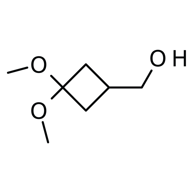 Structure of 175021-11-1 | (3,3-Dimethoxy-cyclobutyl)methanol